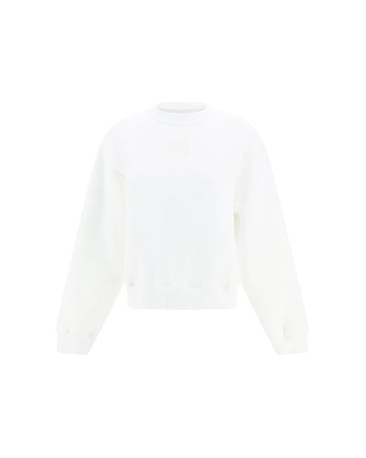 Alexander Wang White Sweatshirts
