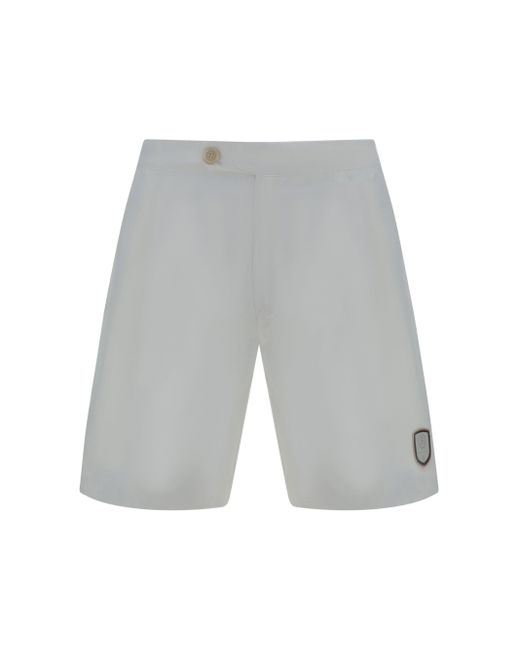 Brunello Cucinelli Gray Bermuda Shorts for men