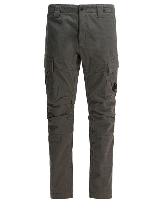 C P Company Gray Cargo Pants for men