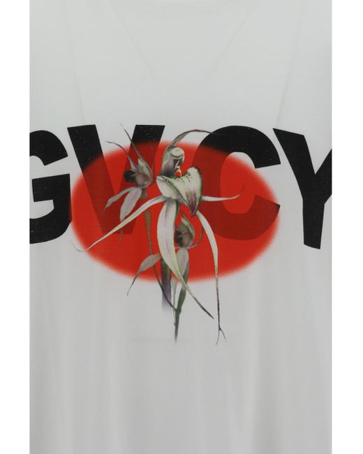 T-Shirt di Givenchy in White da Uomo