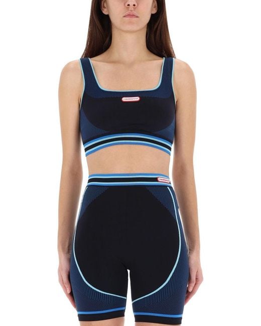 Casablanca Blue Seamless Bralette