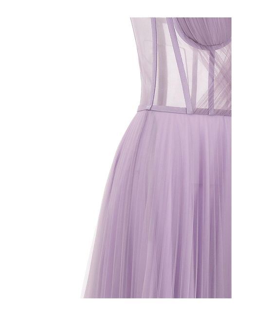 19:13 Dresscode Purple Long Tulle Dress Dresses