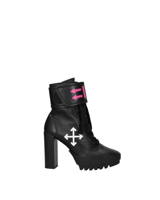 Off-White c/o Virgil Abloh Ankle Boots Leather Black