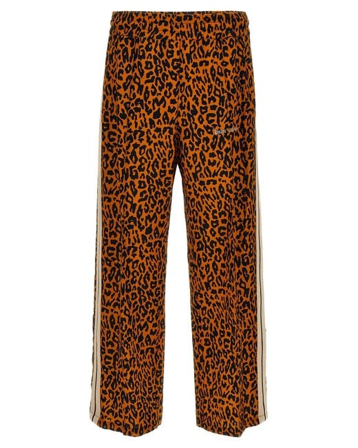 Cheetah Track Pantaloni Multicolor di Palm Angels in Brown da Uomo