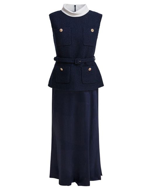 Maxi Dresses di Self-Portrait in Blue