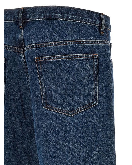 A.P.C. Blue "Relaxed" Jeans for men