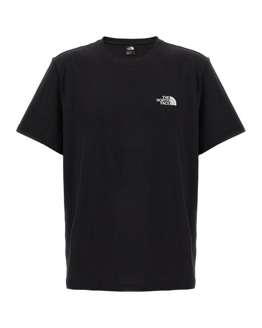 The North Face Black Nse Reflective Box T-Shirt for men