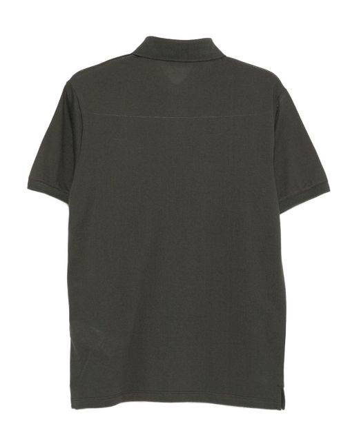 Emporio Armani Green Logo Cotton Polo Shirt for men