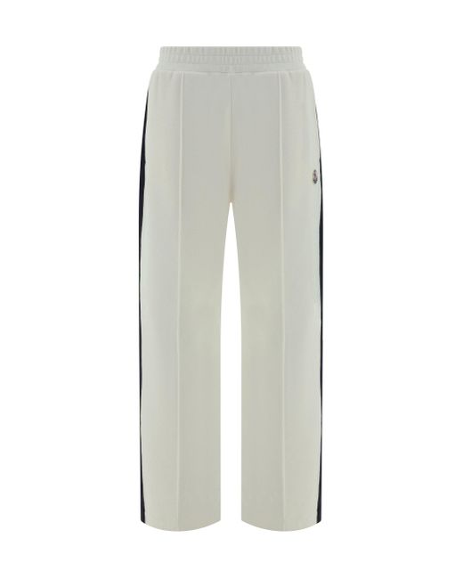 Pantaloni della Tuta di Moncler in White