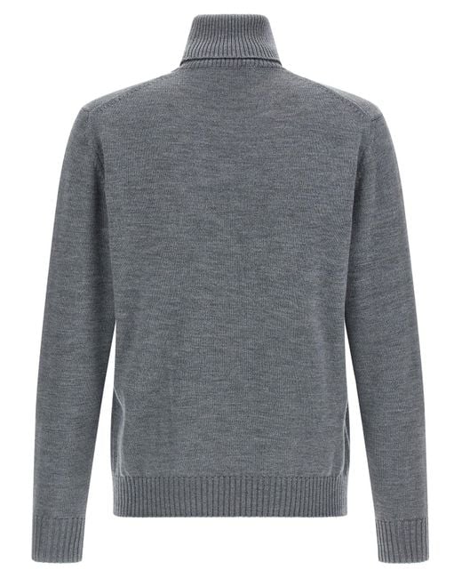 Wool Turtleneck Sweater Maglioni Grigio-Uomo di Ballantyne in Gray da Uomo