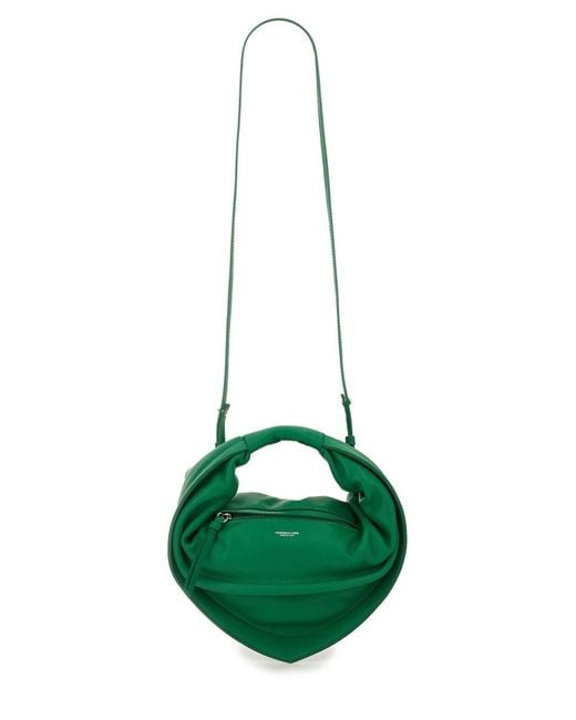 FEDERICO CINA Green Midi "cupcake" Bag