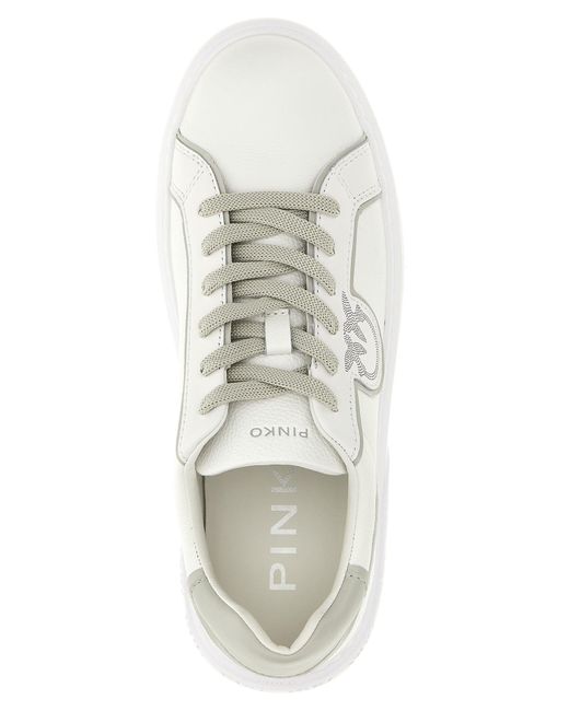 Pinko White Yoko 01 Sneakers
