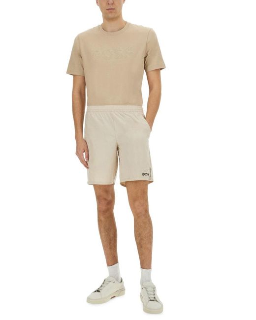 T-Shirt "C-Thompson 121"-Uomo di Boss in Natural da Uomo