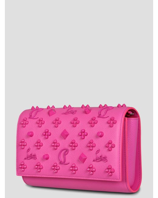 Paloma clutch di Christian Louboutin in Pink