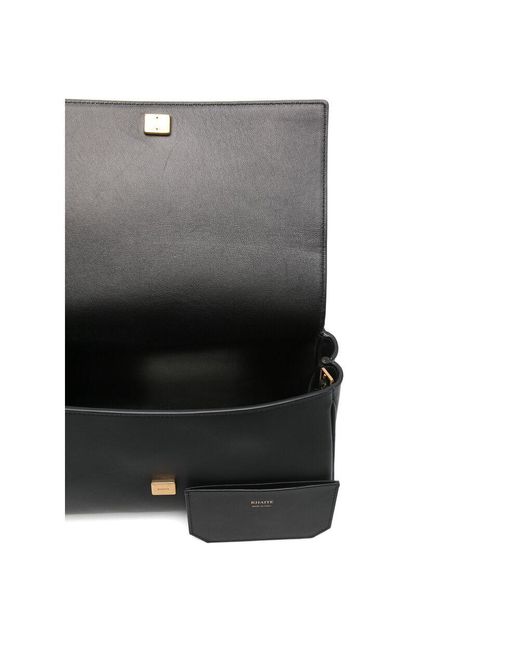 【KHAITE】シモナ ショルダーバッグ ブラックレザー KHAITE Shoulder Bags in Black | Lyst