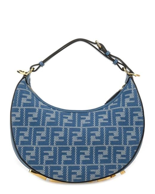 Fendi Blue Graphy Bag Small