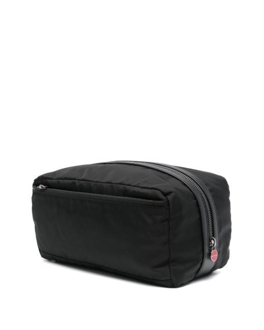 Kiton Black Bathroom Bag for men