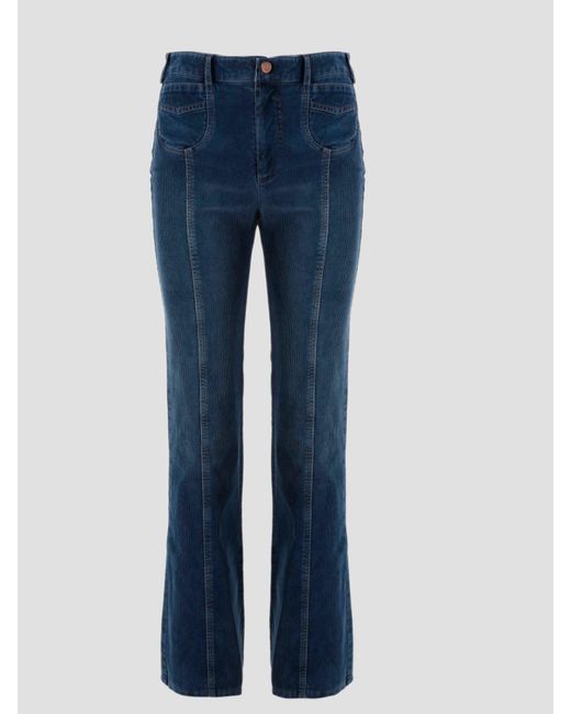See By Chloé Blue Emily Pants