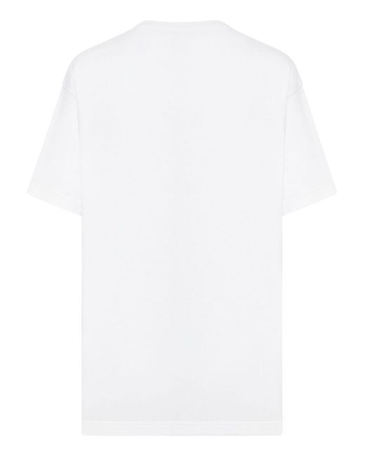 Gucci White Cotton T-Shirt With Print