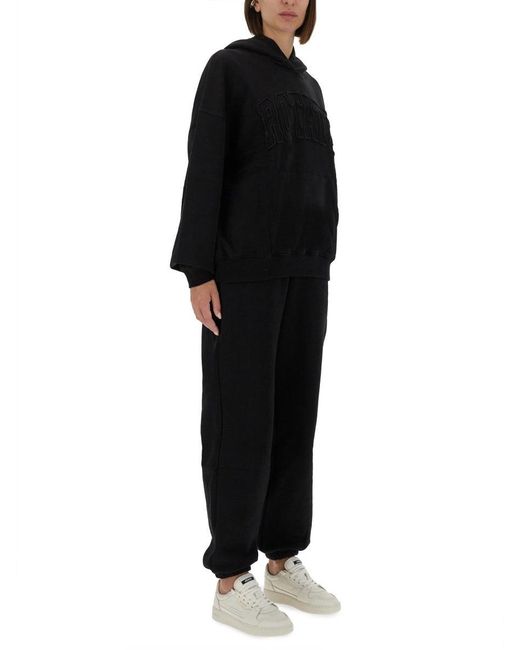 ROTATE BIRGER CHRISTENSEN Black Track Pants