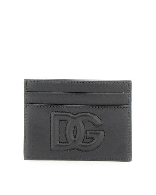 Porta Carte Con Logo di Dolce & Gabbana in Gray