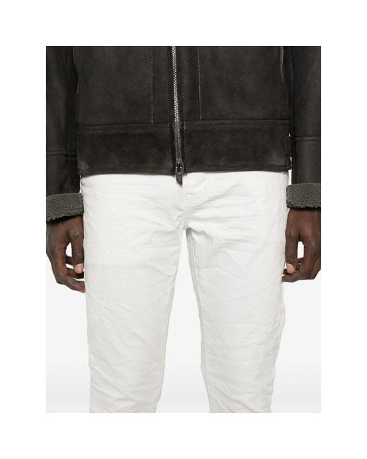 Purple Brand White Denim for men