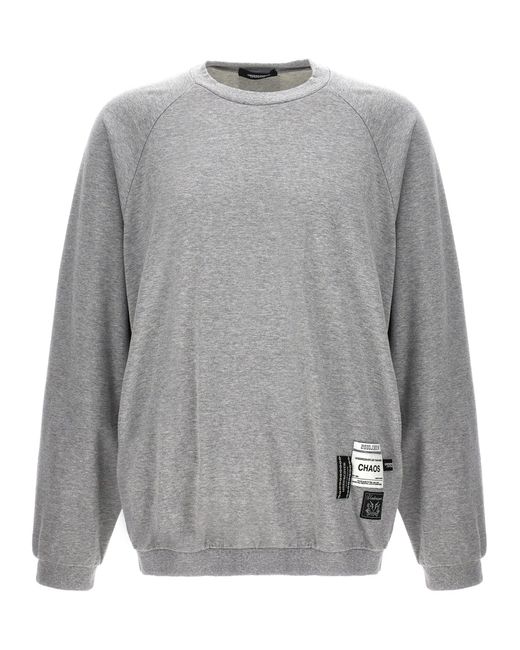 Undercover Gray 'Chaos And Balance' Sweatshirt for men