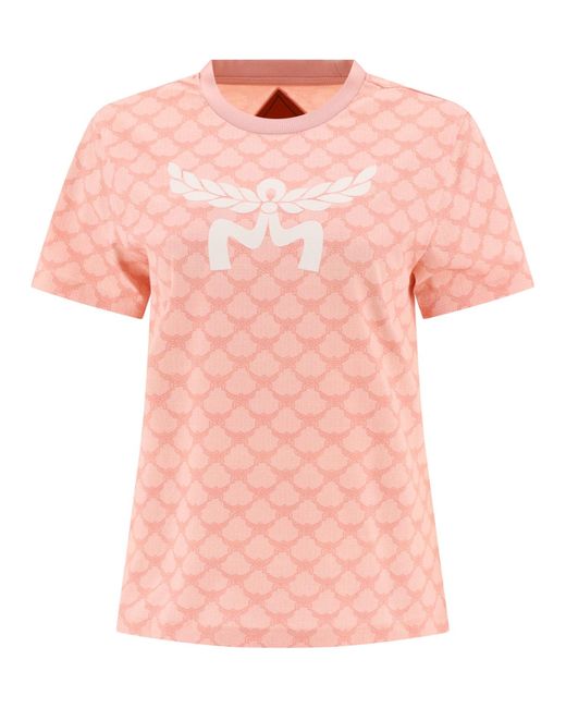 MCM Pink Monogram T-Shirt