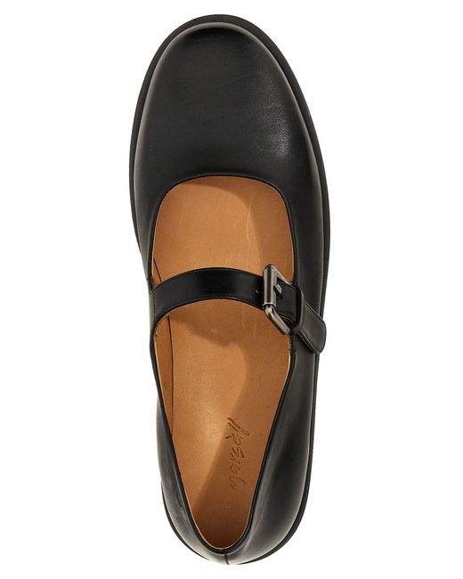 Mocasso Flat Shoes Nero di Marsèll in Black