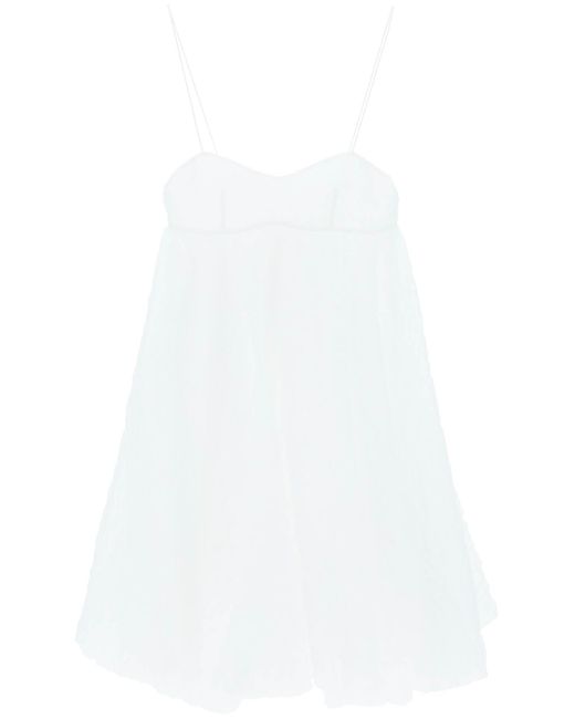 CECILIE BAHNSEN White 'sunni' Mini Dress