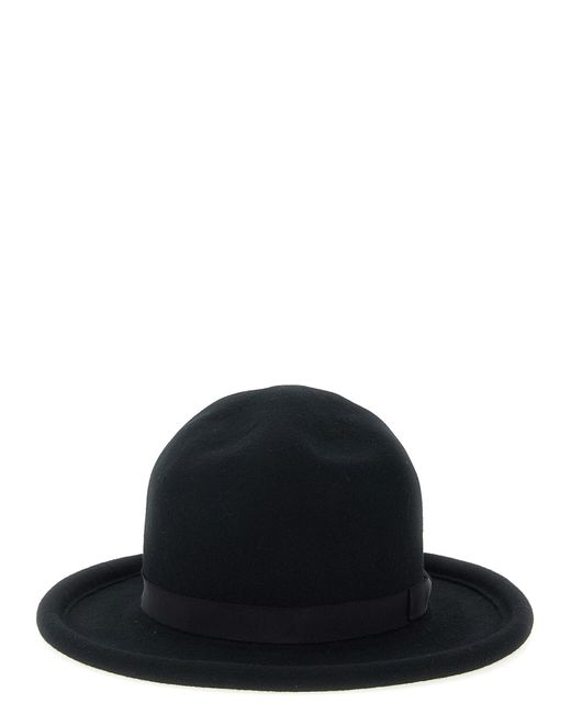 Wool B Tube Brim Plain Mtn Cappelli Nero-Uomo di Yohji Yamamoto in Black da Uomo