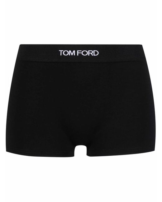 Tom Ford Black Boxers With Print