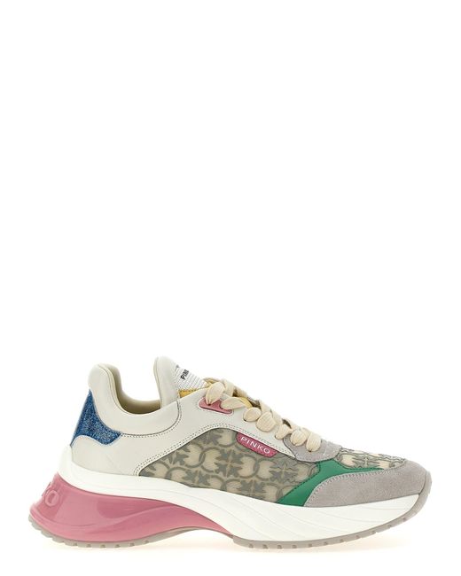 Ariel Sneakers Multicolor di Pinko in White