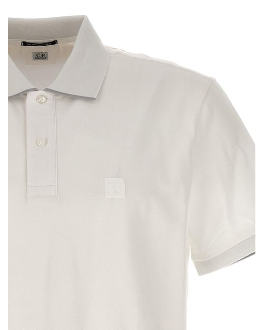 C P Company White Cp Company T-Shirts And Polos for men