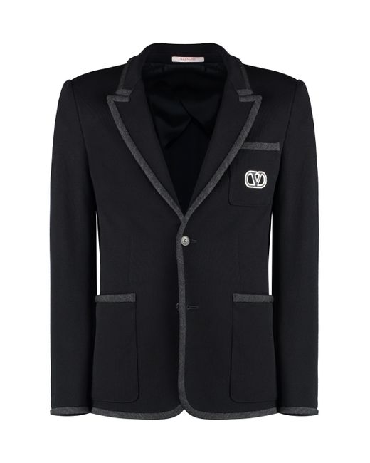 Valentino Garavani Black Blazers And Vests for men