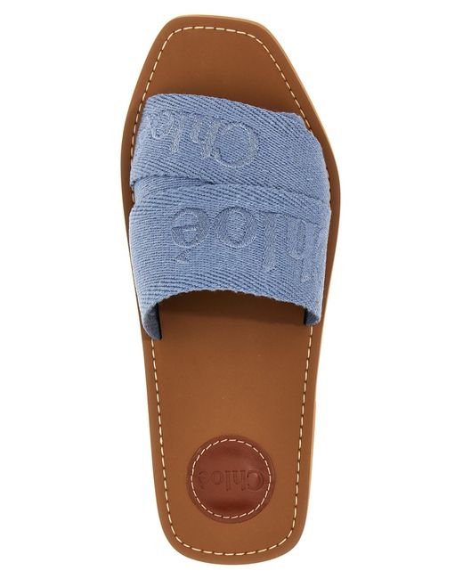 Chloé Blue 'Woody' Sandals