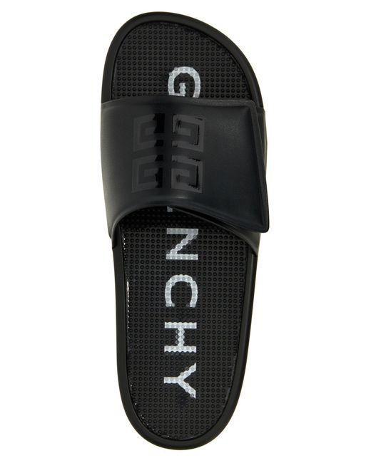 Slide Sandali Bianco/Nero di Givenchy in Black da Uomo