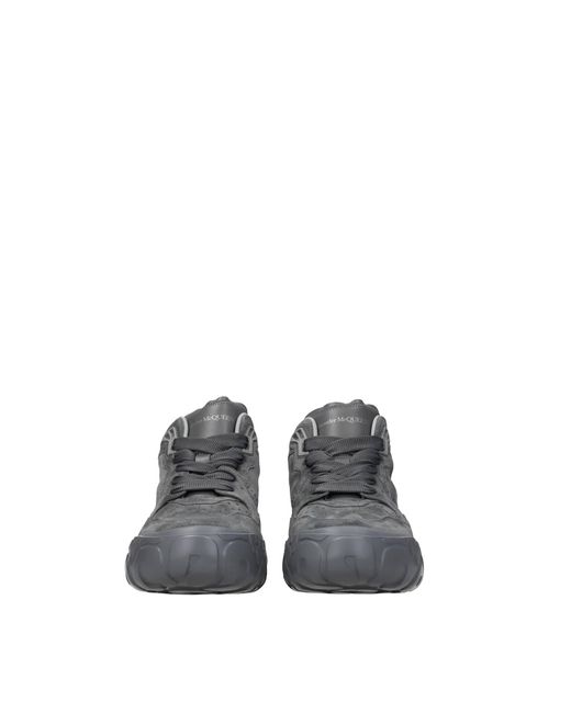 Sneakers Camoscio Grigio da Uomo di Alexander McQueen in Grigio | Lyst
