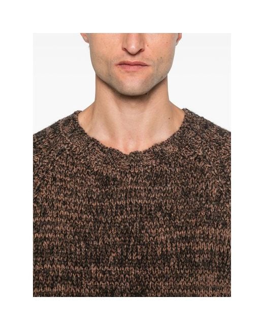 Laneus Brown Sweaters for men