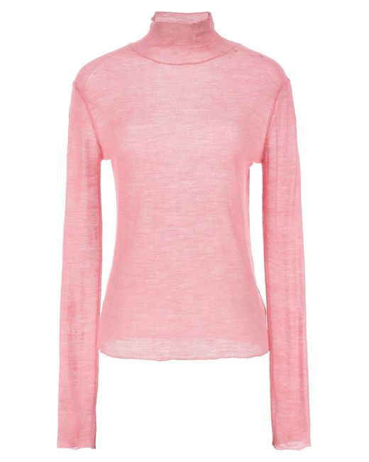 Jil Sander Pink Semi-sheer Sweater Sweater, Cardigans
