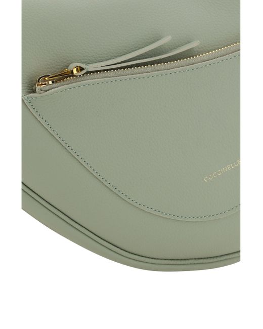 Coccinelle Gray Snuggie Shoulder Bag
