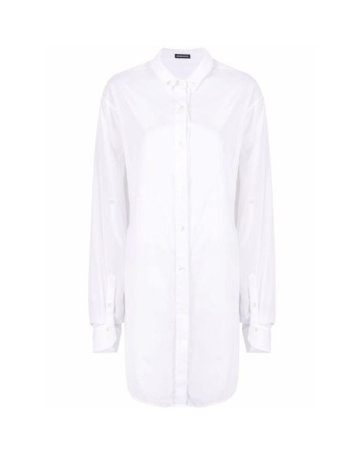Camicie Cotone-Donna di Ann Demeulemeester in White