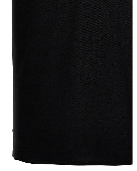 Logo Embroidery Shirt Polo Nero di Etro in Black da Uomo