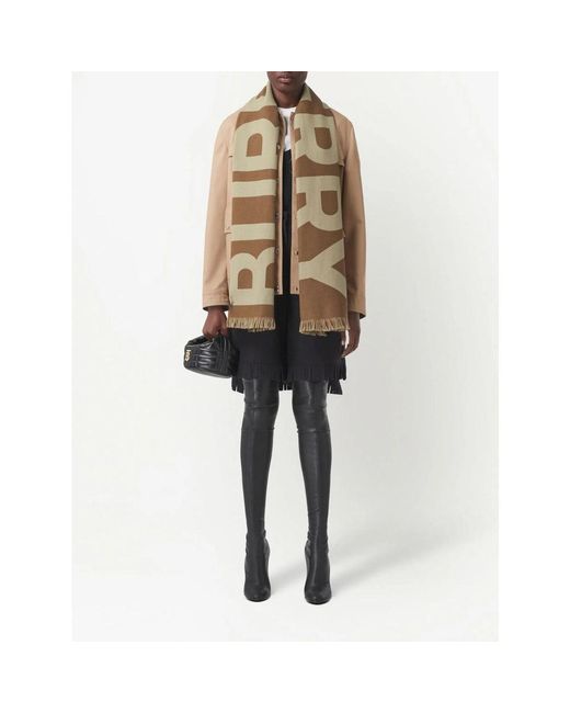 Sciarpe E Guanti Lana-Uomo di Burberry in Metallic da Uomo