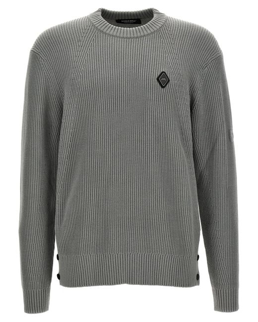 A_COLD_WALL* Gray Fisherman Sweater for men