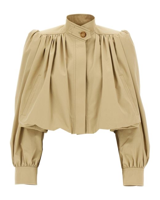 Chloé Natural 'Boule' Curled Jacket