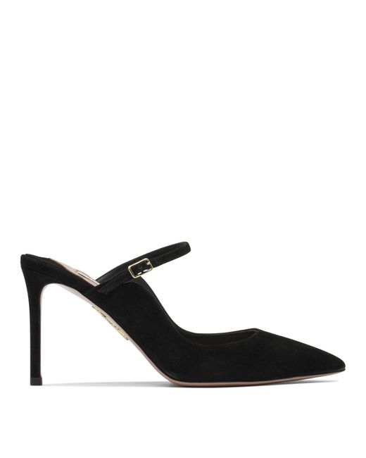 Pumps Con Cinturino Alla Caviglia di Aquazzura in Black
