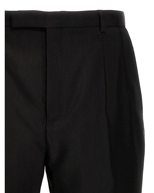 Saint Laurent Black Faille Pants for men