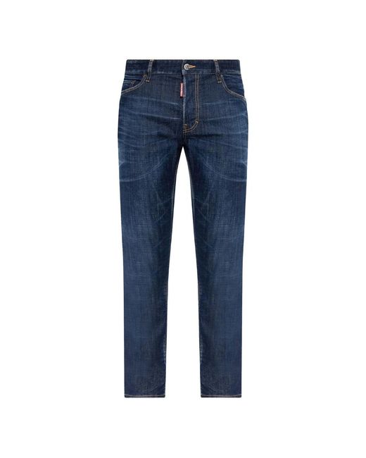 DSquared² Blue Denim Tapered Jeans for men