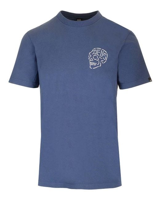 Deus Ex Machina Venice Skull T-shirt Blue for men